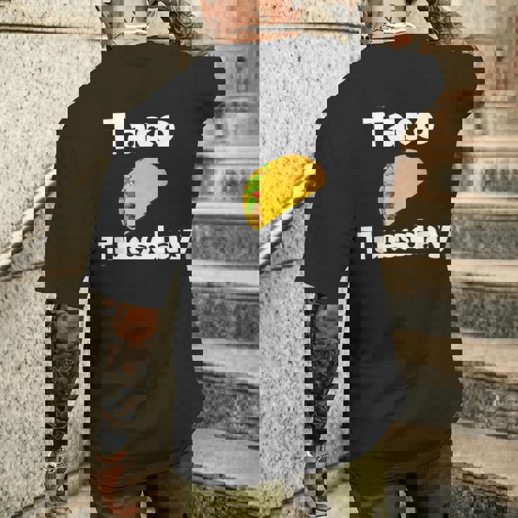 Taco Tuesday Taco Tuesday メンズTシャツ バックプリント 彼への贈り物