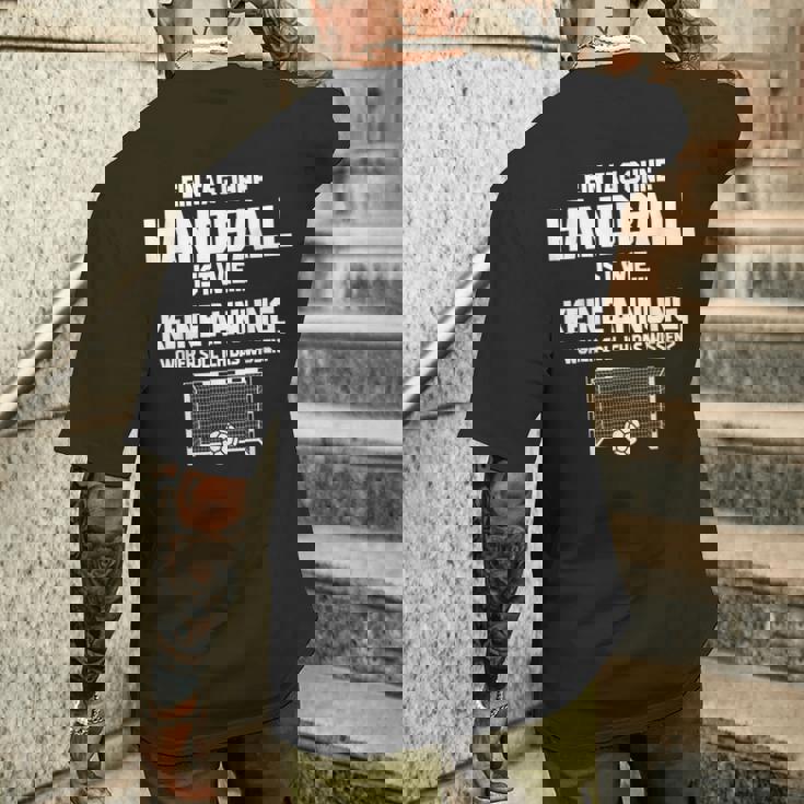 Tag Ohne ハンドボール インポッシブル 面白いハンドボールファン メンズTシャツ バックプリント 彼への贈り物