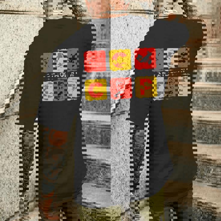 Take Down The Ccp 反共産主義者 中国 プロ アメリカ 愛国 メンズTシャツ バックプリント 彼への贈り物