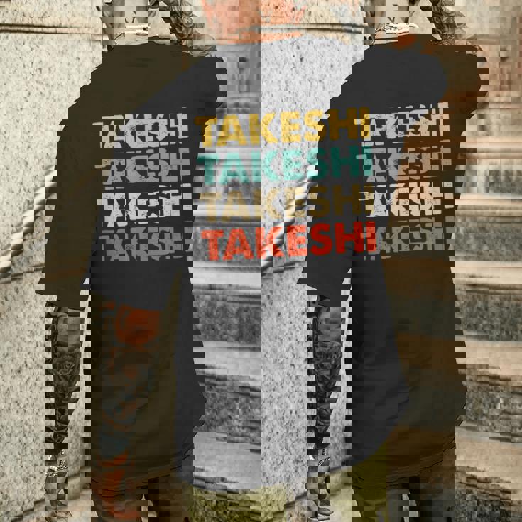 Takeshi 武 メンズTシャツ バックプリント 彼への贈り物