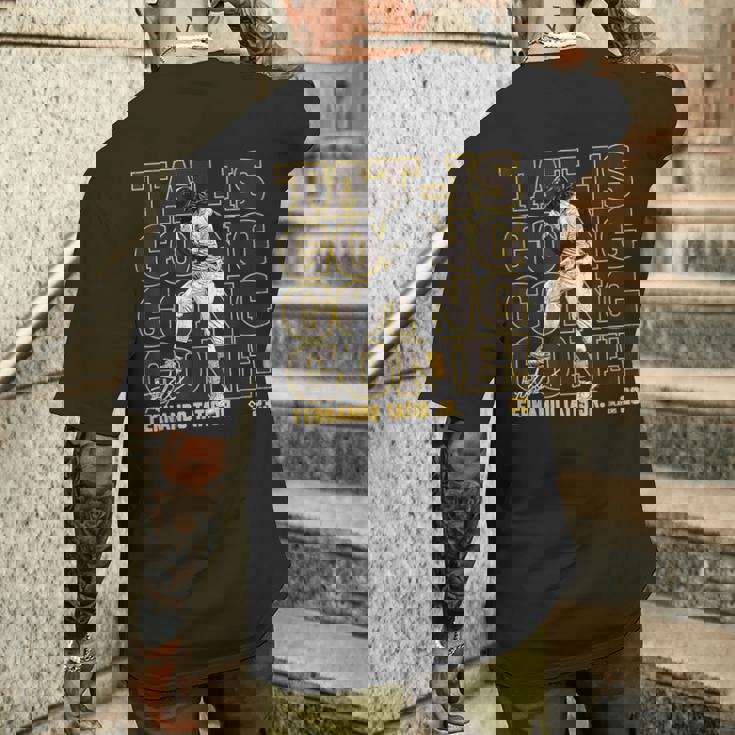 Tat-Is Going Going Gone Fernando Tatis Jran Diego Mlbpa メンズTシャツ バックプリント 彼への贈り物