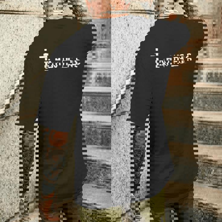 Team Jesus クリスチャンtシャツ Jesus メンズTシャツ バックプリント 彼への贈り物