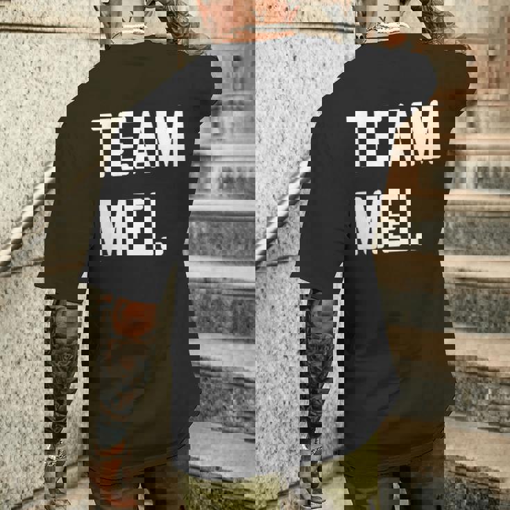 Team Mei 名前 メンズTシャツ バックプリント 彼への贈り物