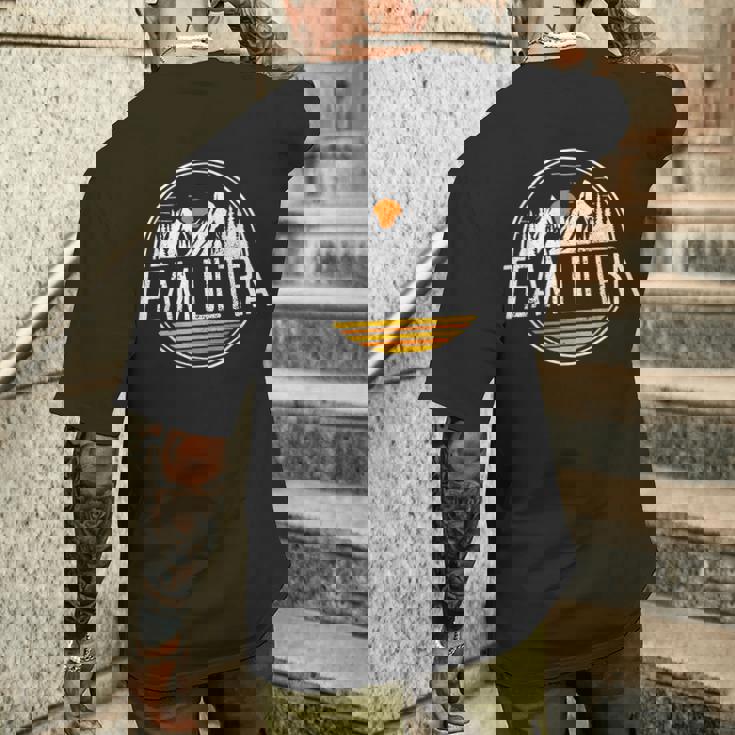 Team Ultra マイルクラブ ラン アドベンチャー フェル ウルトララン トレイルランニング メンズTシャツ バックプリント 彼への贈り物