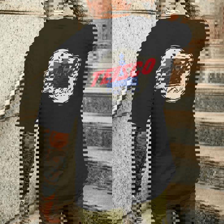 Teisco ビンテージロゴ メンズTシャツ バックプリント 彼への贈り物