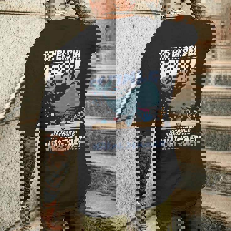 Term マッコウクジラ Was Discovered By Navaleamen メンズTシャツ バックプリント 彼への贈り物