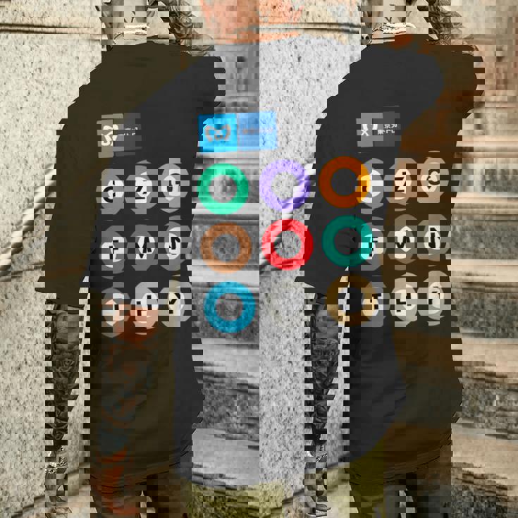 The Tokyo Metro メンズTシャツ バックプリント 彼への贈り物