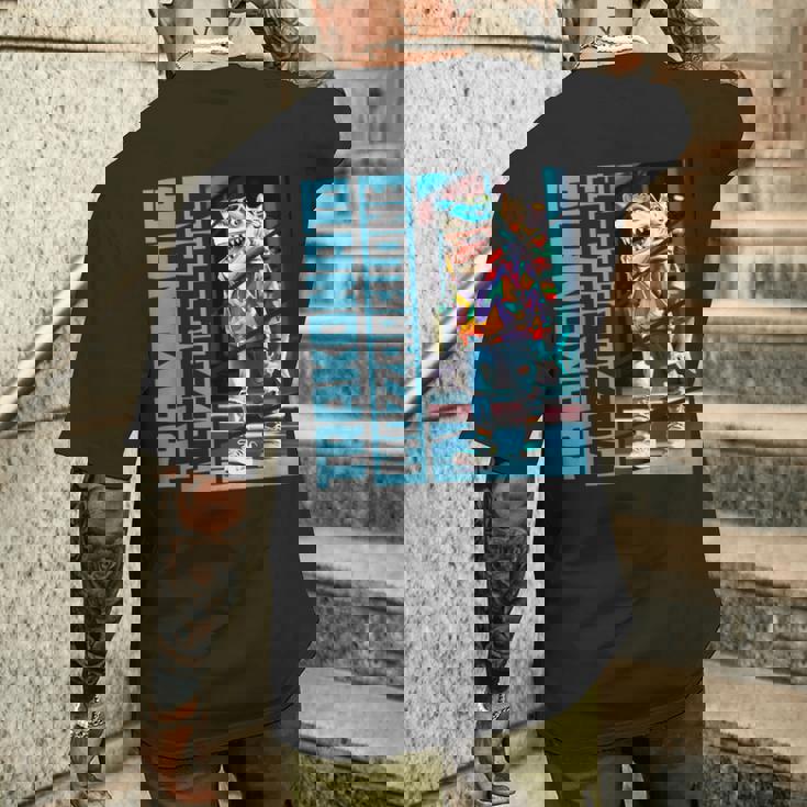 Trakonato Mozzarellone ブレインレッドトララサメ 面白い メンズTシャツ バックプリント 彼への贈り物