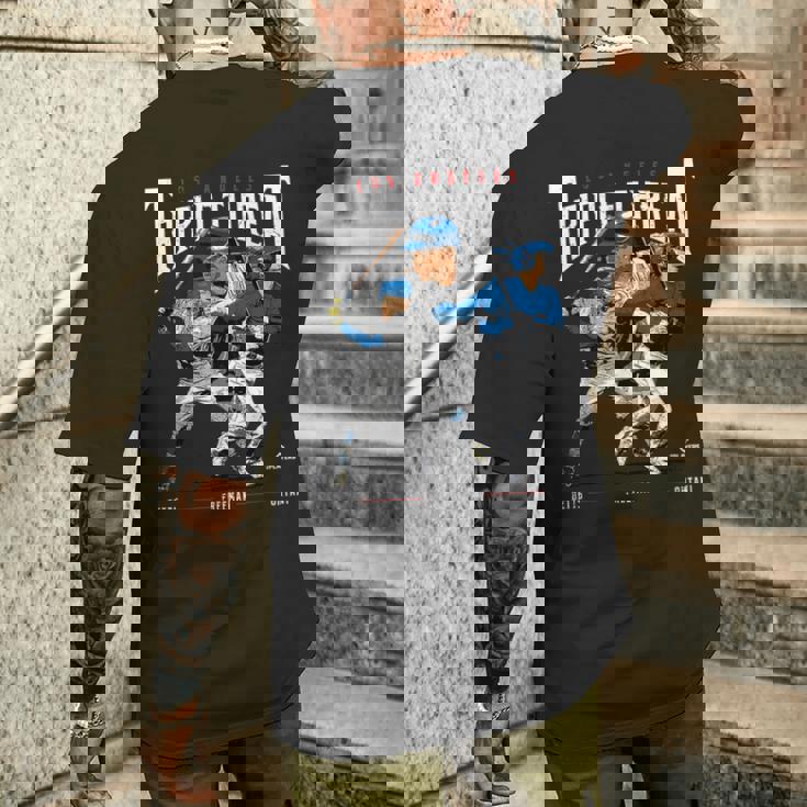 Triple Threat Ohtani Betts Freeman Los Angeles Mlbpa メンズTシャツ バックプリント 彼への贈り物