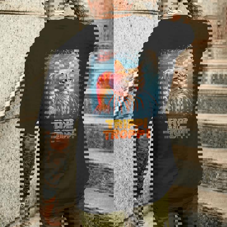 Trippi Troppi イタリアンブレインロットミーム メンズTシャツ バックプリント 彼への贈り物