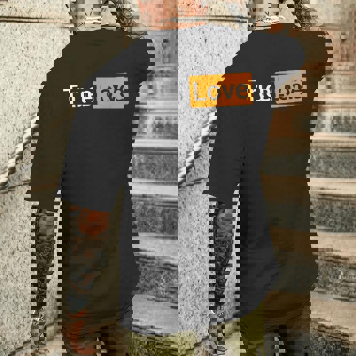 True LoveParty Dad Joke メンズTシャツ バックプリント 彼への贈り物