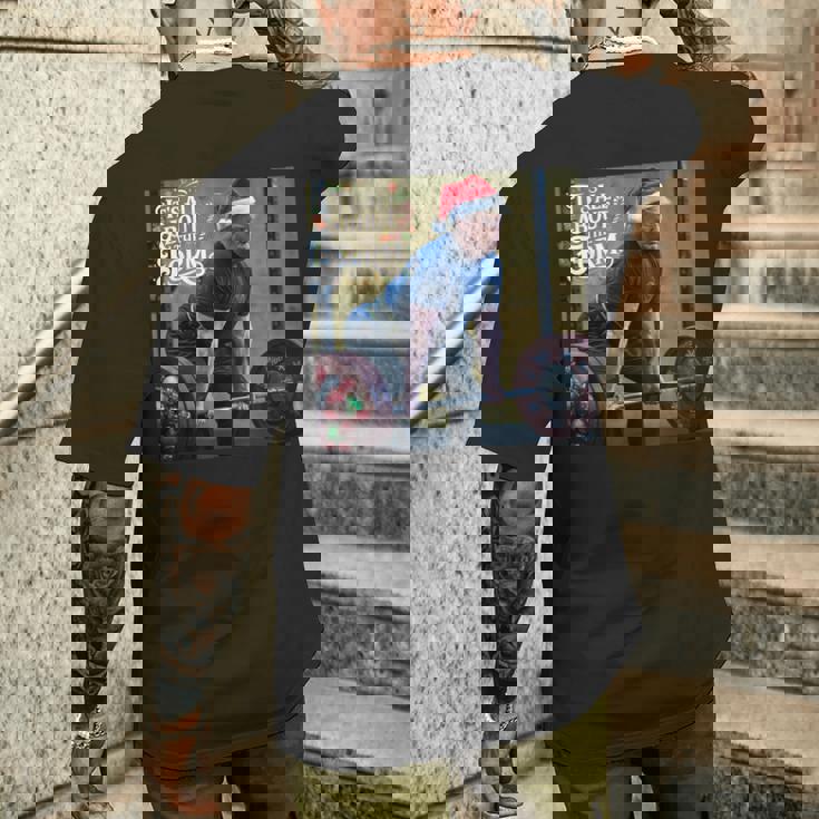 Trump Its All About The Form デッドリフティング ワークアウト クリスマス メンズTシャツ バックプリント 彼への贈り物