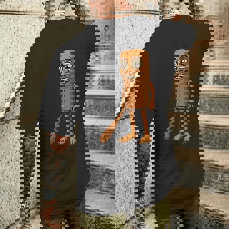 Tung Tung Tungahur Elegant Meme メンズTシャツ バックプリント 彼への贈り物