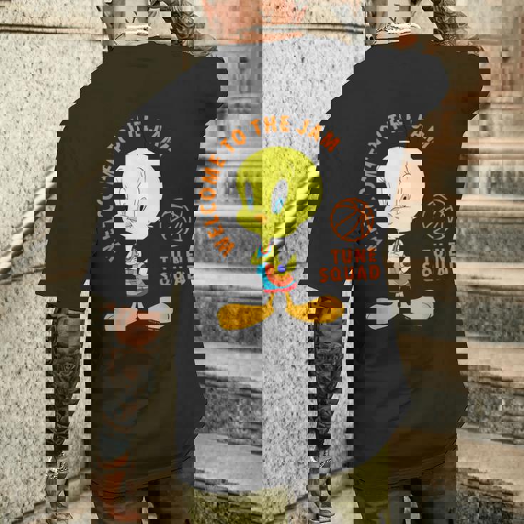 Tweety Welcome To The Jam メンズTシャツ バックプリント 彼への贈り物