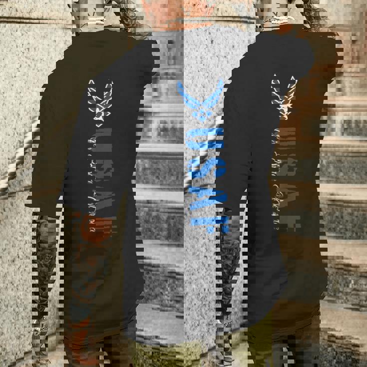 Usaf エアスペース サイバースペース メンズTシャツ バックプリント 彼への贈り物