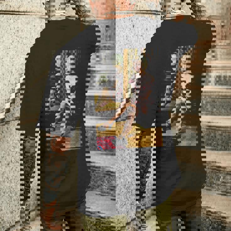 Usポップスター、シンディ・ローパー1993年撮影。 メンズTシャツ バックプリント 彼への贈り物