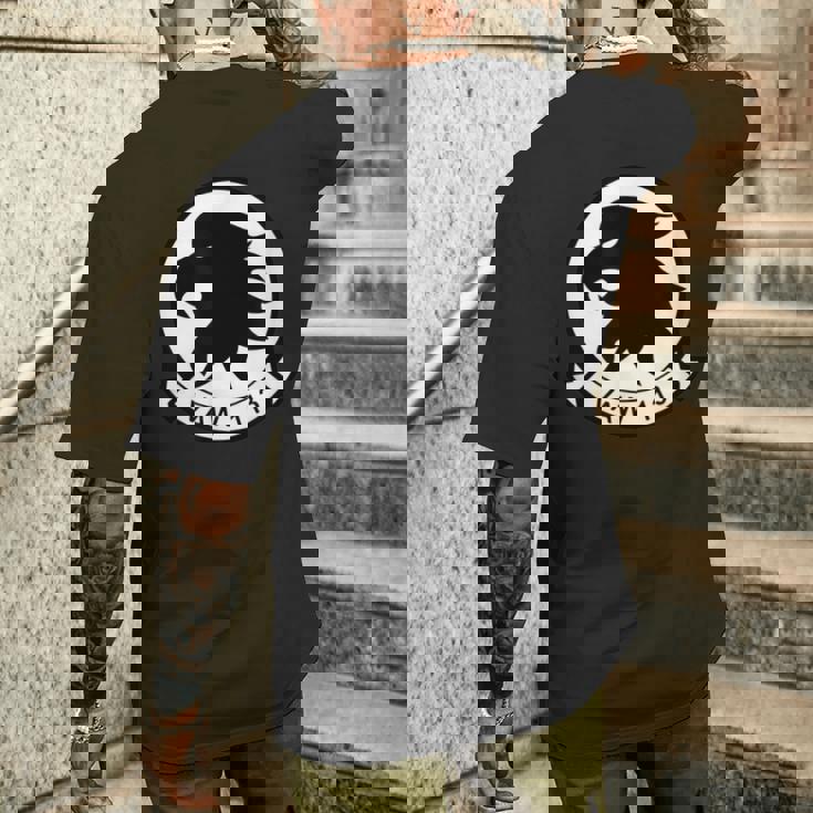 Vaw-113 空挺コマンド&コントロール飛行隊 113 ブラックイーグルス メンズTシャツ バックプリント 彼への贈り物