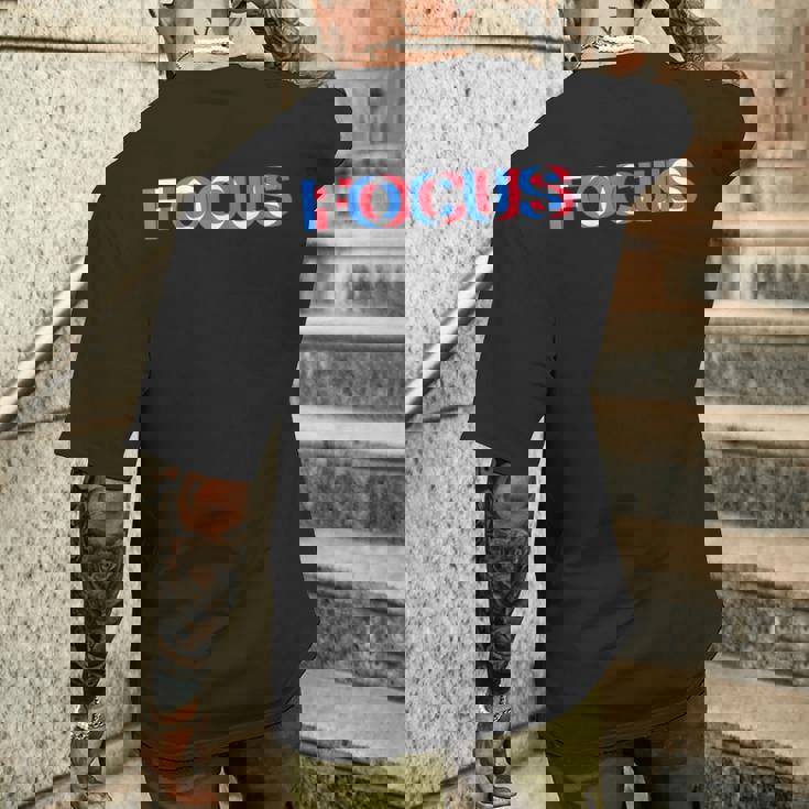 Weird Focus Crazy Optical Illusionシャツ メンズTシャツ バックプリント 彼への贈り物