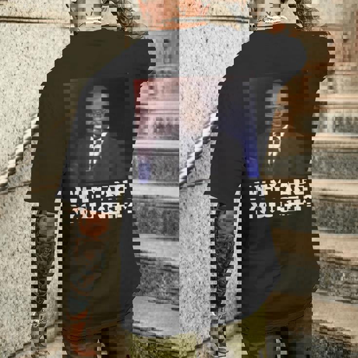 Why Are You Gay メンズTシャツ バックプリント 彼への贈り物