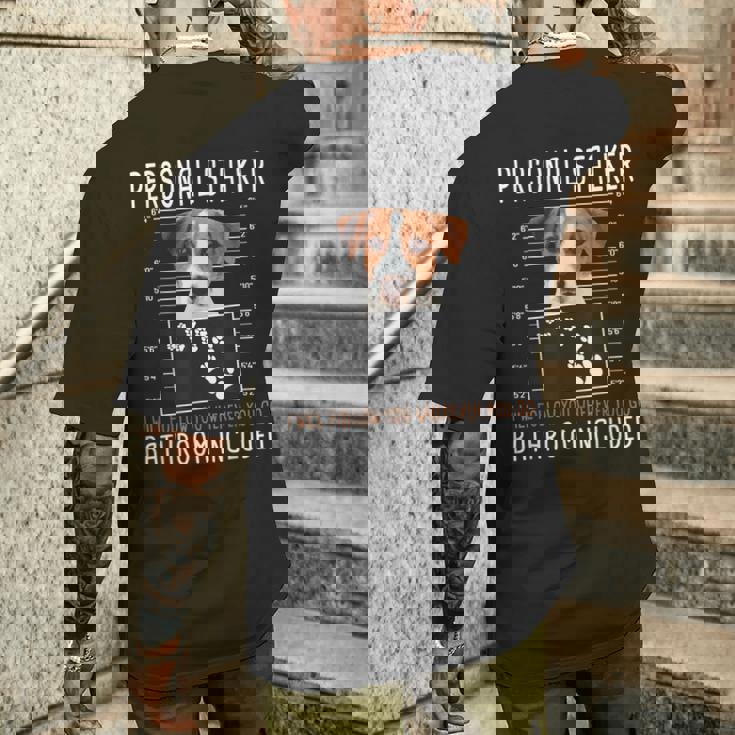 I Will Follow You Wherever You Go ジャック・ラッセル・テリア メンズTシャツ バックプリント 彼への贈り物