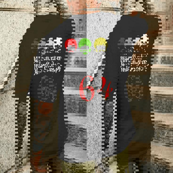 Will Youtill Need Me Feed Me When I'm 64 父の日 メンズTシャツ バックプリント 彼への贈り物