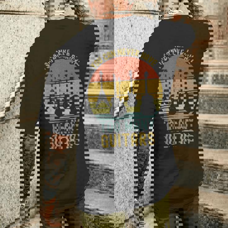 You Can Never Have Too Many Guitars シャツ ミュージック 面白い メンズTシャツ バックプリント 彼への贈り物