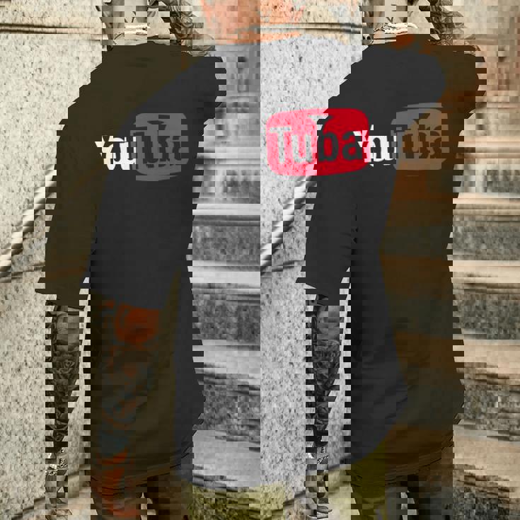 Youtuba マーチングバンドシャツ キャンプ チューバ ペップラリー ファニーメンバー メンズTシャツ バックプリント 彼への贈り物