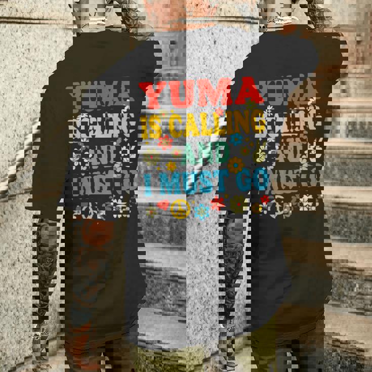 Yuma Is Calling ユマが呼んでいる メンズTシャツ バックプリント 彼への贈り物