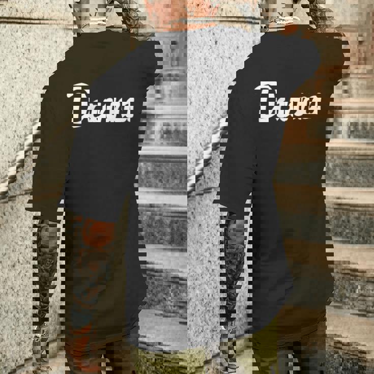 メンズ 【Danna】旦那 だんな シンプル おしゃれ ローマ字 夫婦お揃い 結婚祝い カップル ペアルック おもしろ ペア メンズTシャツ バックプリント 彼への贈り物