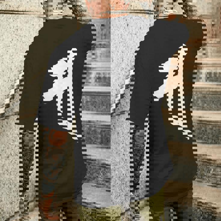 【ソ】梵字 弁財天 手書き 悉曇文字 古代文字 仏教 グッズ 守護神 開運 守護梵字 お守り スピリチュアル お寺 メンズTシャツ バックプリント 彼への贈り物