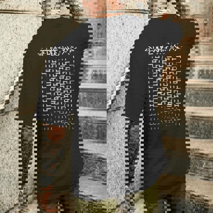 【今日何飲もうかな コーヒー】あみだくじ 遊び心 おもしろ 面白い ユーモア ギャグ ネタ ウケ狙い 笑える 変な メンズTシャツ バックプリント 彼への贈り物