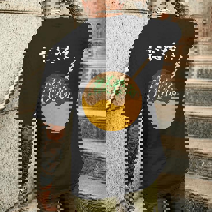 おもしろtシャツ【たこやき】かわいい 日本のお土産 ギャグ ネタ ウケ狙い 贈り物 ギフト メンズTシャツ バックプリント 彼への贈り物