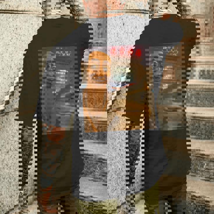 おもしろい Tung Tung Tungahur Tralero Tralalaelfie Brainrot メンズTシャツ バックプリント 彼への贈り物