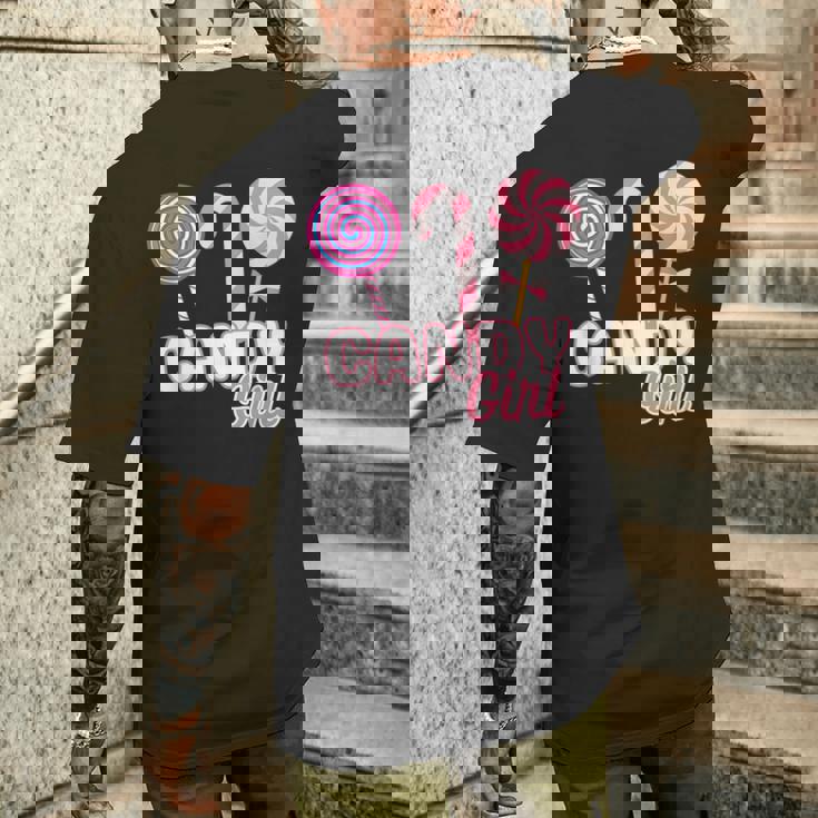 おもしろロリポップ アート キャンディ ロリポップ 恋人 メンズ レディース キッズ メンズTシャツ バックプリント 彼への贈り物