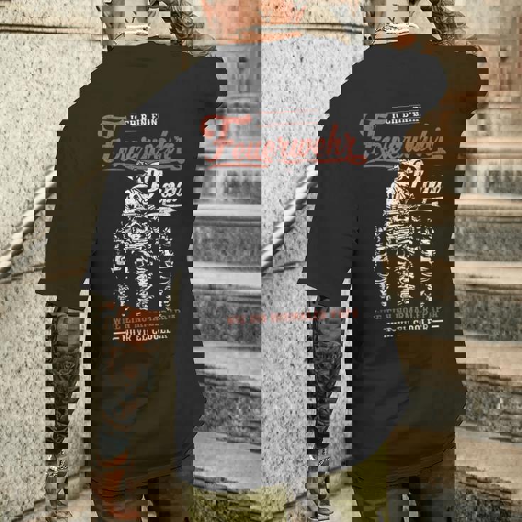 おれは消防団パパだ メンズTシャツ バックプリント 彼への贈り物