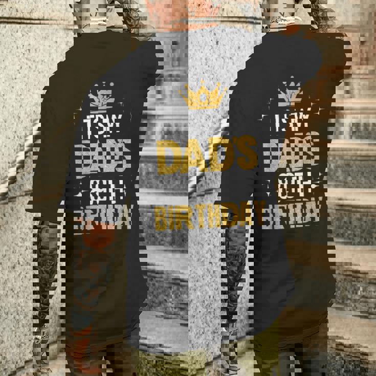 お父さんの89歳の誕生日アイデアハッピーファニー メンズTシャツ バックプリント 彼への贈り物