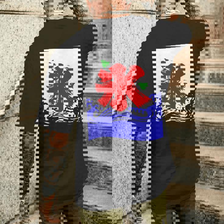 かきごり 日本のこりちどり かき氷サインtシャツ メンズTシャツ バックプリント 彼への贈り物