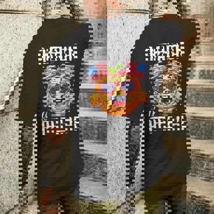 かわいいアメリカンアップルパイシャツ メンズ レディース キッズ メンズTシャツ バックプリント 彼への贈り物