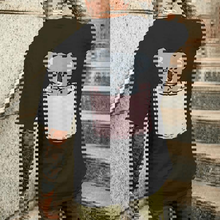 かわいいコアラ コアラベア ポケットアニマル メンズ レディース ティーン キッズ メンズTシャツ バックプリント 彼への贈り物