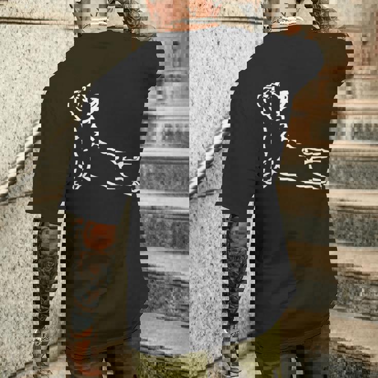 かわいいフレンチブルドッグ ヨガ 面白い フレンチブルドッグ オーナー メンズTシャツ バックプリント 彼への贈り物