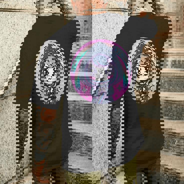 かわいい死神 カワイイパステルゴス メンズTシャツ バックプリント 彼への贈り物