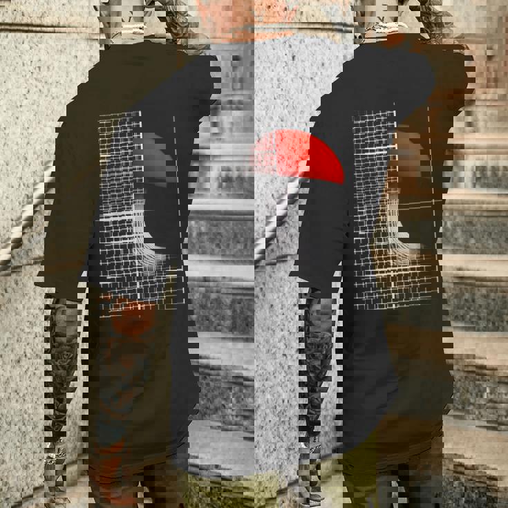 きのこ 建築 アート イラスト モチーフ きのこ メンズTシャツ バックプリント 彼への贈り物