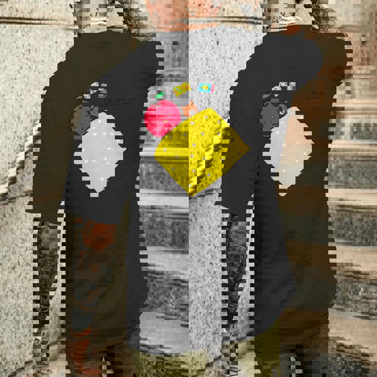 ぐっすりおやすみぷっぷる メンズTシャツ バックプリント 彼への贈り物