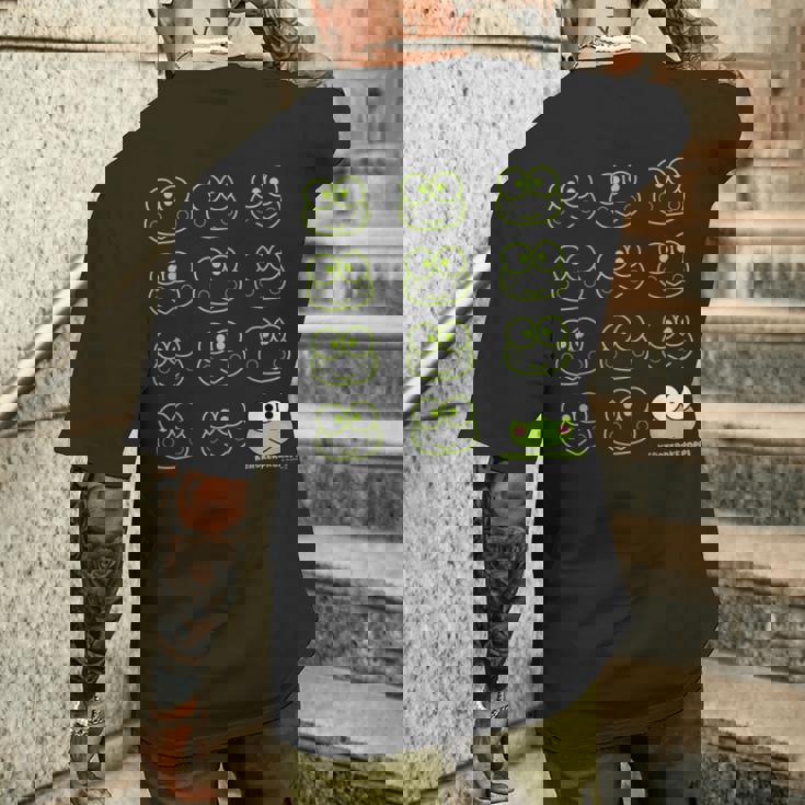 けろけろけろっぴ Usデザイン カオ メンズTシャツ バックプリント 彼への贈り物