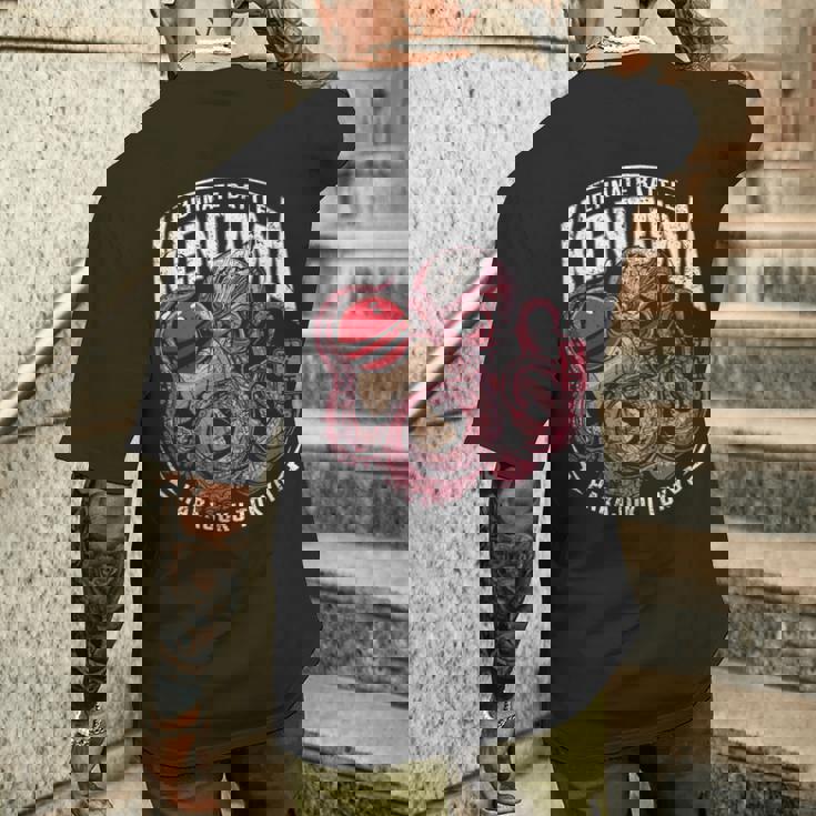 けん玉 原宿 東京 たこ けん玉 戦い お土産 メンズTシャツ バックプリント 彼への贈り物