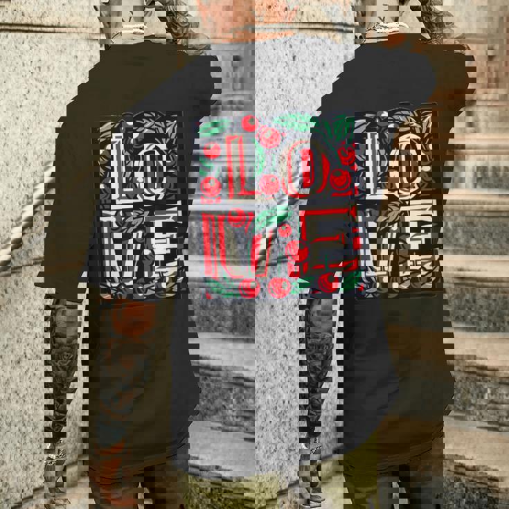 さくらんぼが大好き メンズTシャツ バックプリント 彼への贈り物