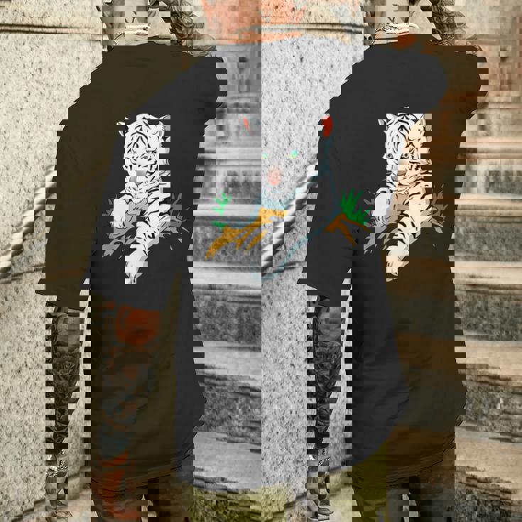 すごい白虎 メンズTシャツ バックプリント 彼への贈り物