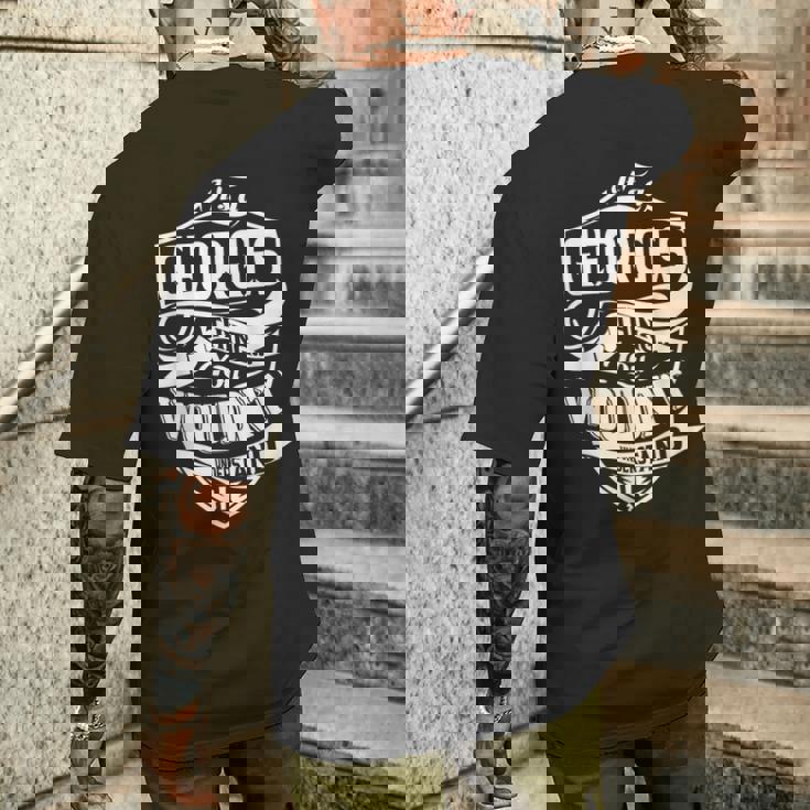 それはジョージズ・シング・ギフトだ メンズTシャツ バックプリント 彼への贈り物