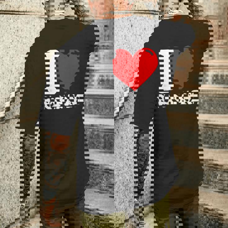 ななみ大好き 名 メンズTシャツ バックプリント 彼への贈り物