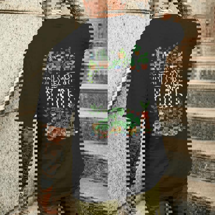 もっと植物が必要です メンズTシャツ バックプリント 彼への贈り物